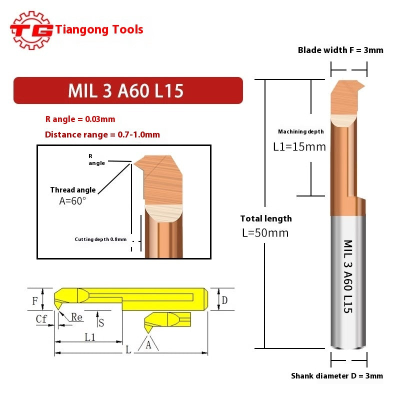 1121-MIR Small Bore Boring Tools Carbide MIL Coated Milling Cutter CNC Machining Center Stainless Steel End Mills Shandong Denso Pricision Tools Co.,Ltd.